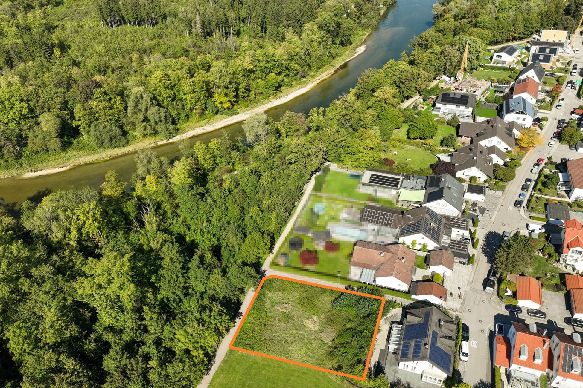 Aigner Immobilien GmbH - Immobilienangebot - 85737 Ismaning - Ismaning - Baugrund für Ein- / Zweifamilienhäuser - Traumhaftes Baugrundstück in unmittelbarer Nähe zu den Isarauen