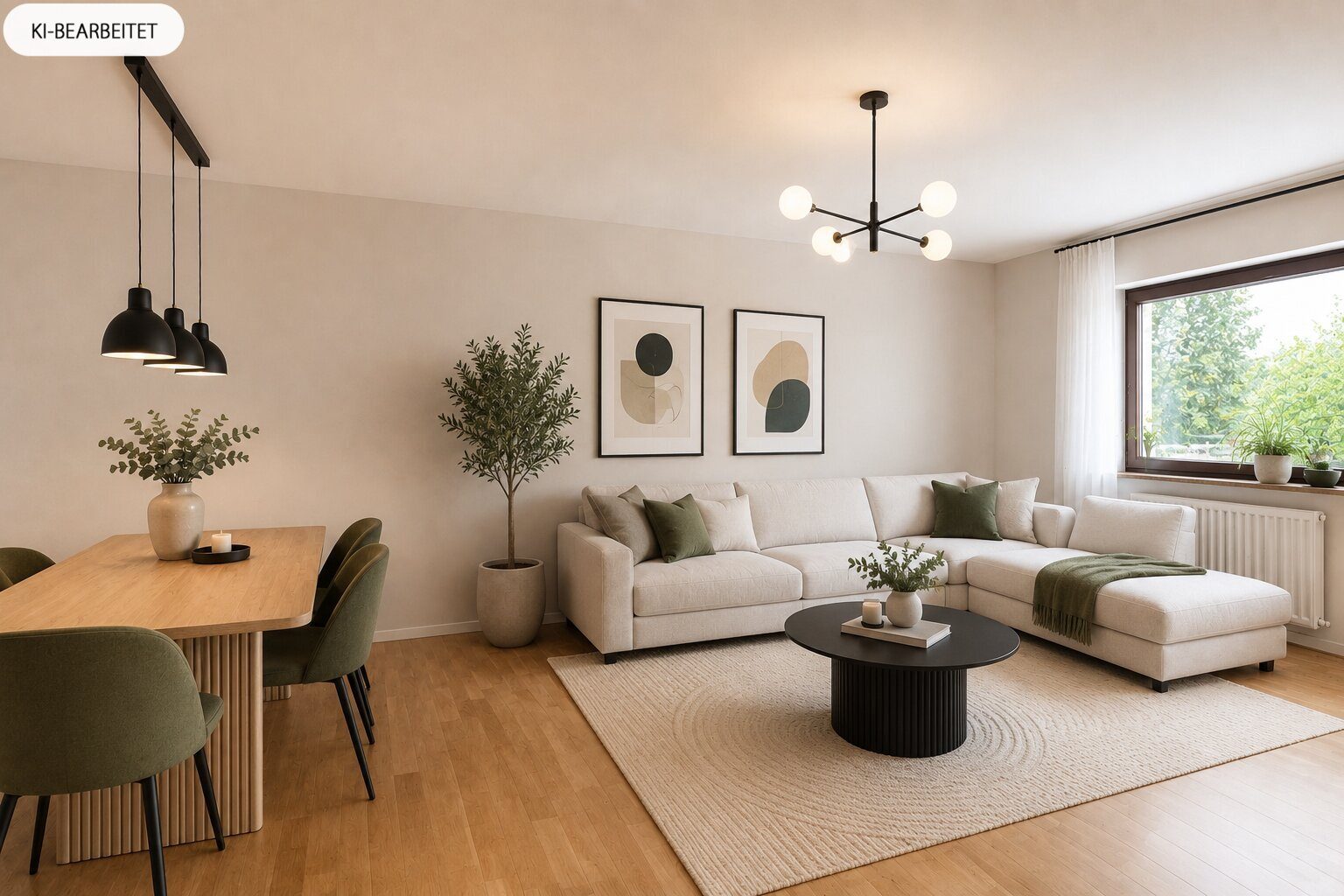 Aigner Immobilien GmbH - Immobilienangebot - 80689 München - Laim - Etagenwohnung - Blick ins Grüne: 3-Zimmer-Wohnung mit großem Westbalkon in Laim