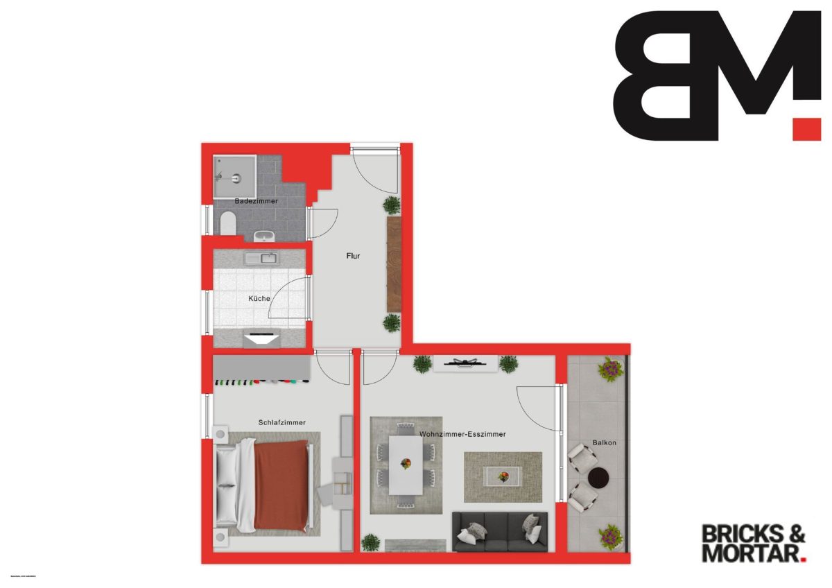 Immobilienangebot - Bad Wörishofen - Alle - Energetisch Sanierte 2 Zimmerwohnung im Erdgeschoss