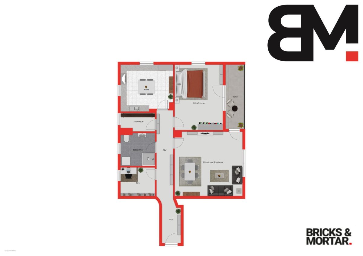 Immobilienangebot - Bad Wörishofen - Alle - Energetisch Sanierte 3,5 Zimmerwohnung im 1. Obergeschoss