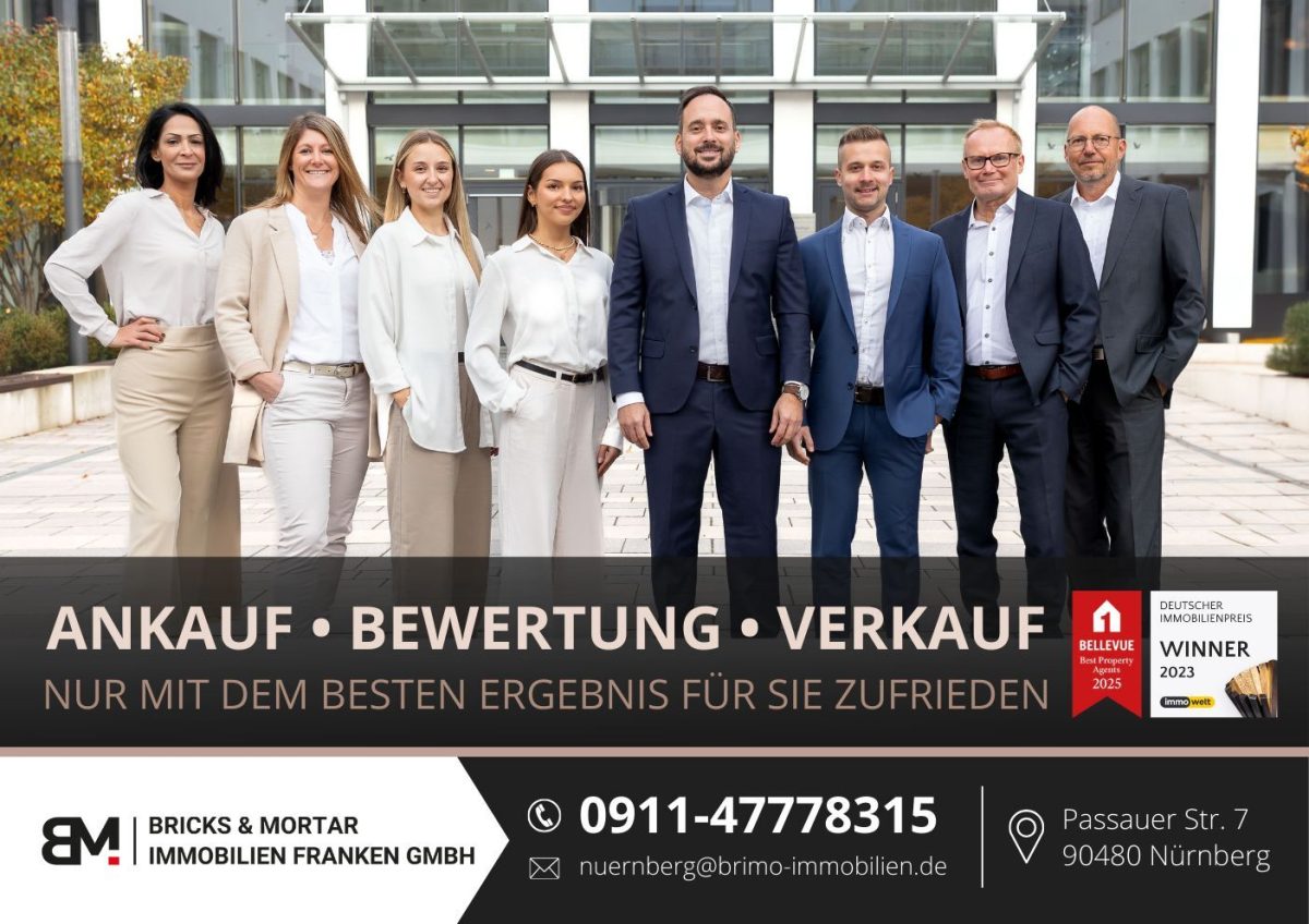 Immobilienangebot - Fürth - Alle - Viele Möglichkeiten mit traumhaftem Blick über Fürth: Praxis/ Büro/ Kanzlei mit Balkon