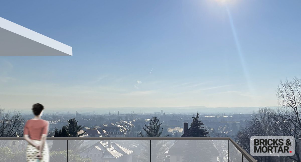 Immobilienangebot - Dresden - Alle - Wohnen mit Weitblick-  Penthousewohnung über 2 Etagen