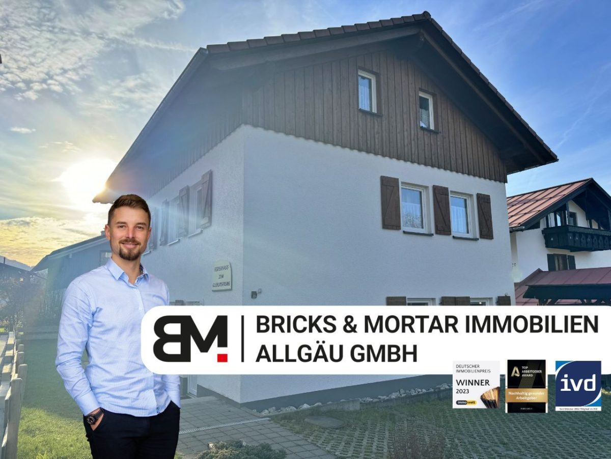 Immobilienangebot - Oberstdorf - Alle - Seltene Gelegenheit in Oberstdorf: Freistehendes Haus mit 4 Apartments
