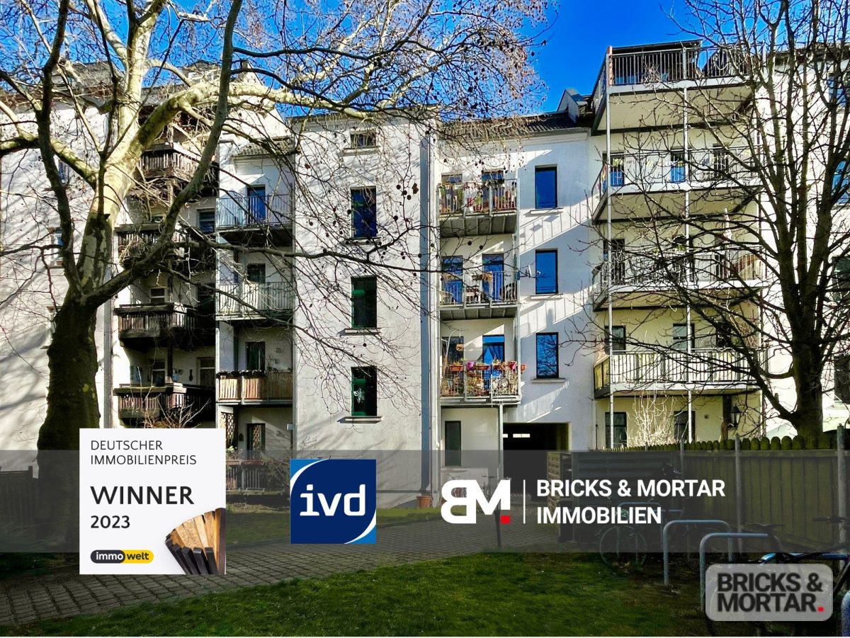 Immobilienangebot - Leipzig / Lindenau - Alle - Großzügige 3-Zimmer-Wohnung mit Balkon in gepflegtem Mehrfamilienhaus