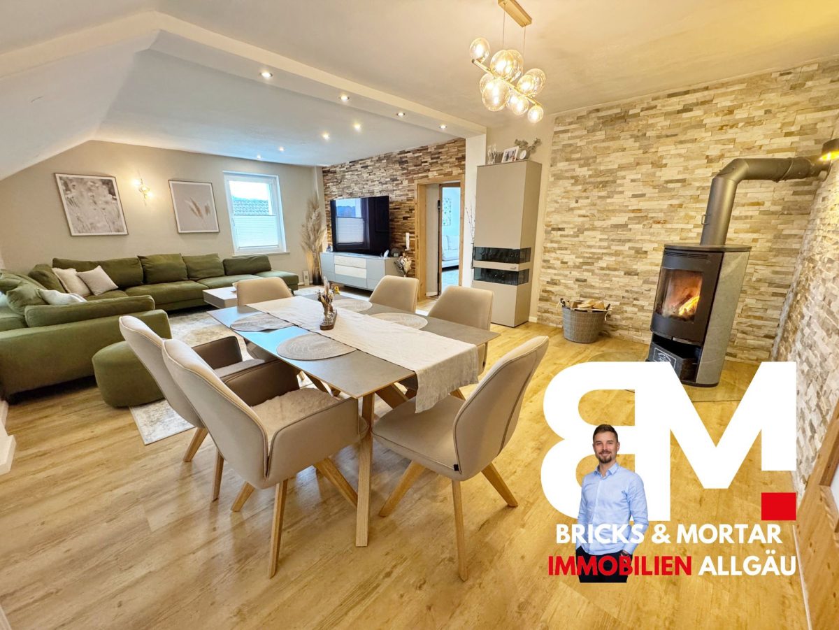 Immobilienangebot - Immenstadt im Allgäu - Alle - Modernisierte Dachgeschosswohnung – Ihr neues Zuhause in Immenstadt!
