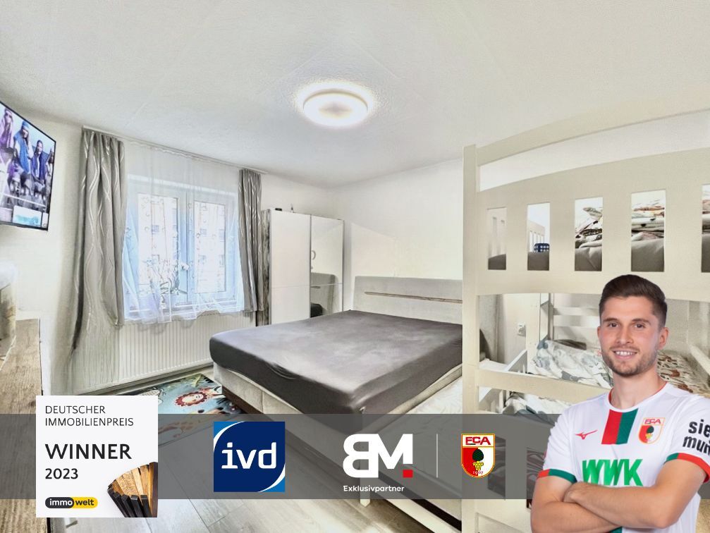 Immobilienangebot - Augsburg - Alle - Gepflegte 2,5-Zimmer Erdgeschosswohnung in Augsburg-Haunstetten