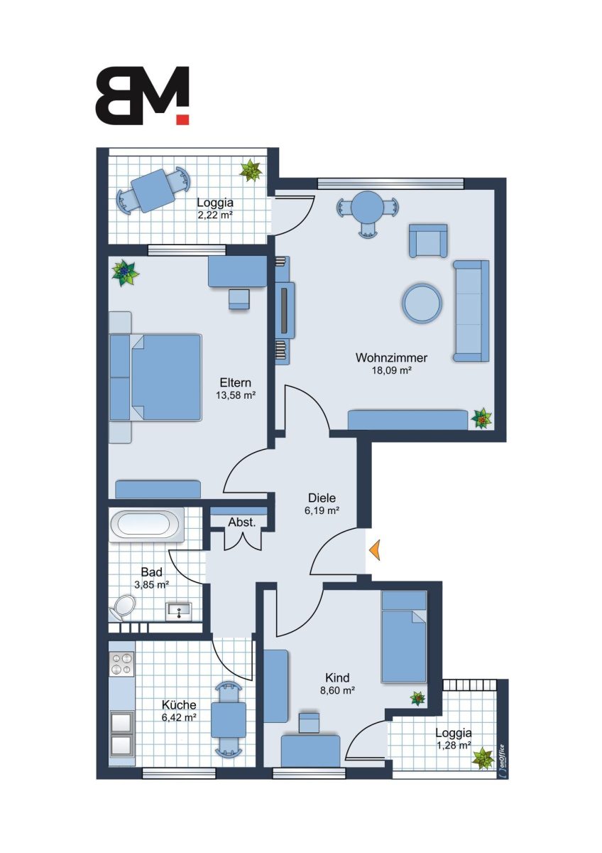 Immobilienangebot - Gröpelingen - Alle - ANLEGER AUFGEPASST - GUT GESCHNITTENE 3 ZI-
WOHNUNG(EN) NÄHE WESTBAD / PARADICE