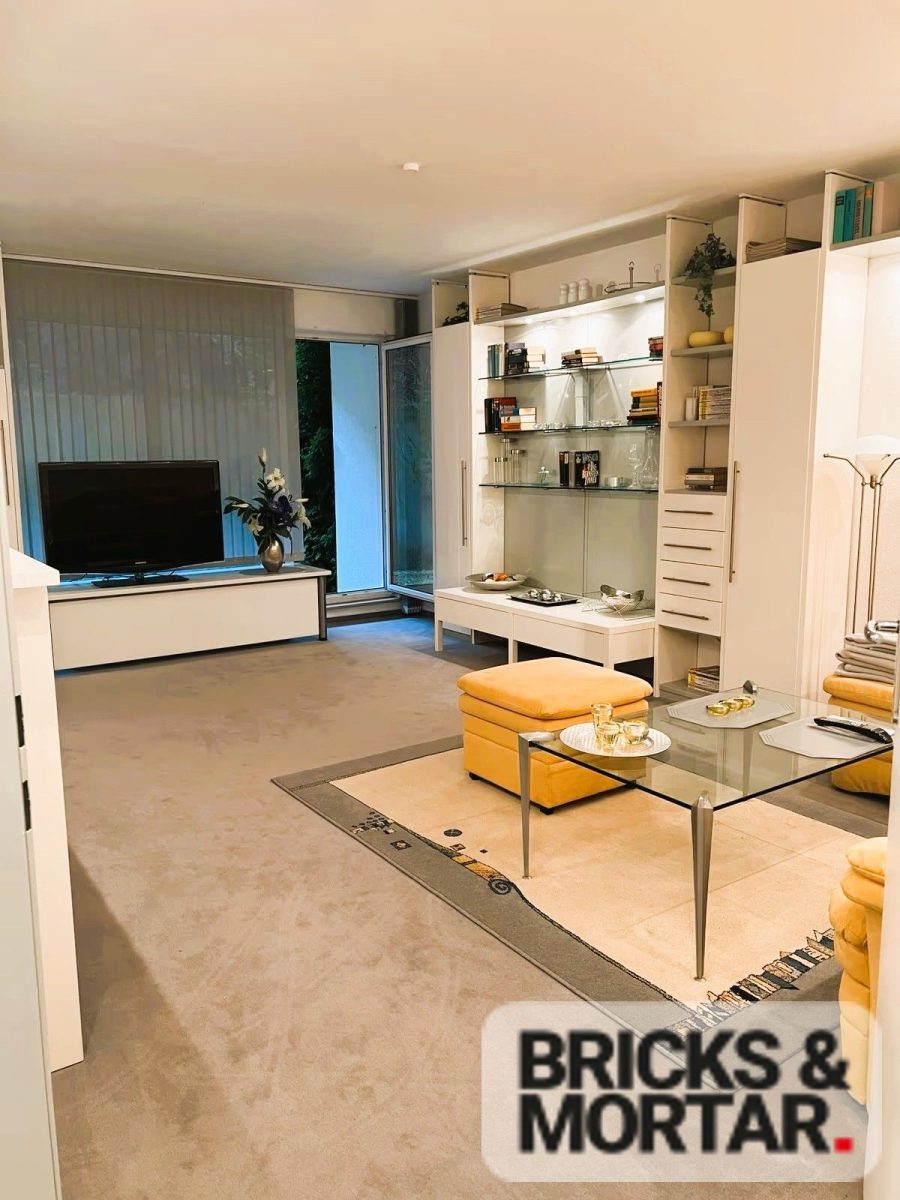 Immobilienangebot - Dresden - Alle - Exklusive 2-Zimmer-Erdgeschosswohnung nahe der TU Dresden – Möbliert mit Terrasse – zu verkaufen