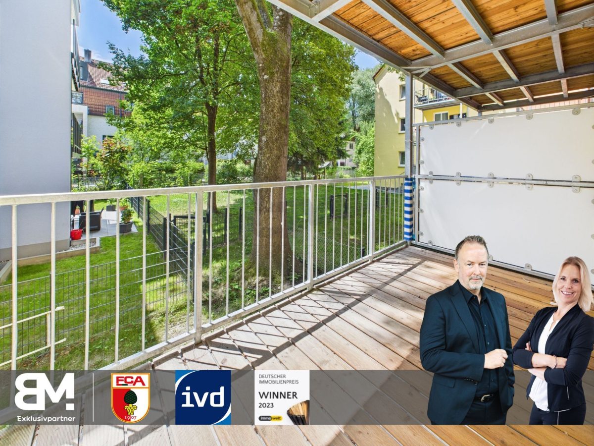 Immobilienangebot - Augsburg - Alle - BRIMO: LOGENPLATZ IM GRÜNEN!