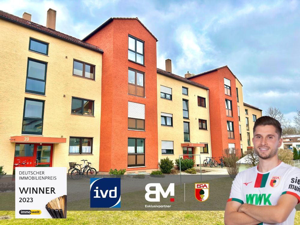 Immobilienangebot - Königsbrunn - Alle - Vermietete 2-Zimmer-Wohnung mit 63 m² und Balkon in Königsbrunn