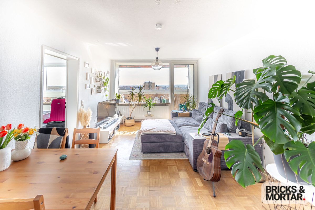 Immobilienangebot - Erlangen - Alle - 3-Zimmerwohnung im 13. OG mit traumhaften Ausblick über Erlangen