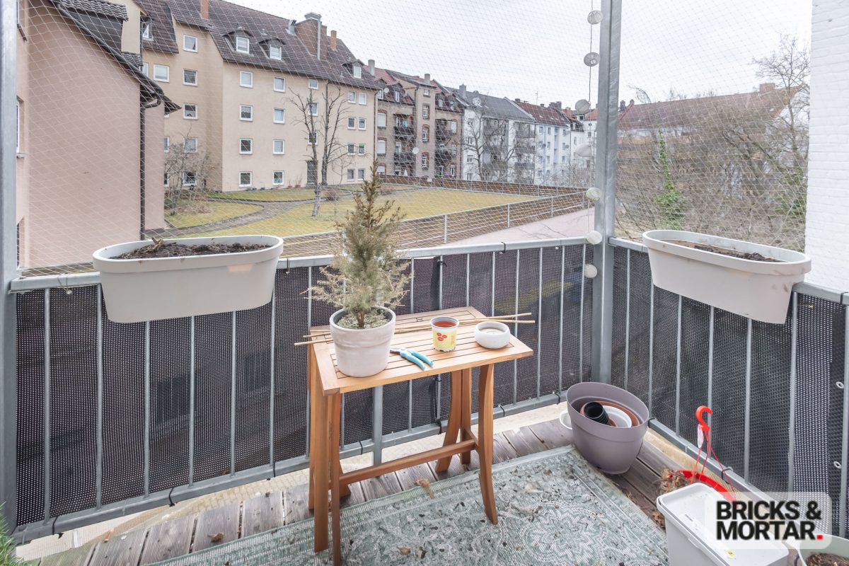 Immobilienangebot - Nürnberg - Alle - Stilvolle 2-Zimmer-Altbauwohnung – Vermietet, kernsaniert und solide Kapitalanlage