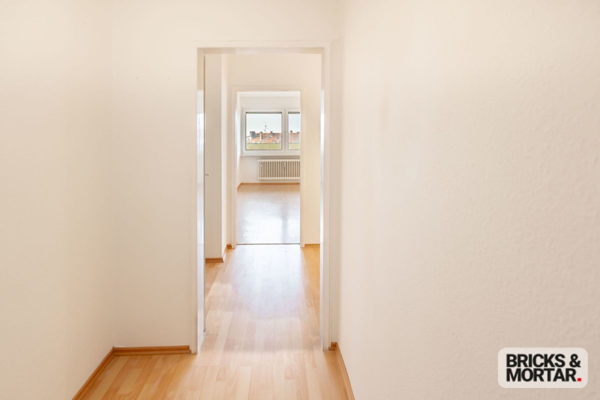 Immobilienangebot - Nürnberg - Alle - Hell & stilvoll: 2 Zimmer mit Balkon – Nähe Uni & Flughafen – Ideal für Eigennutzer & Kapitalanleger