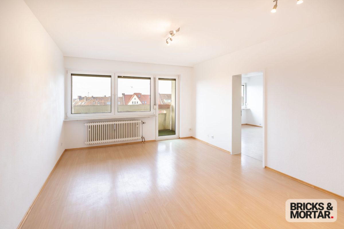 Immobilienangebot - Nürnberg - Alle - Hell & stilvoll: 2 Zimmer mit Balkon – Nähe Uni & Flughafen – Ideal für Eigennutzer & Kapitalanleger