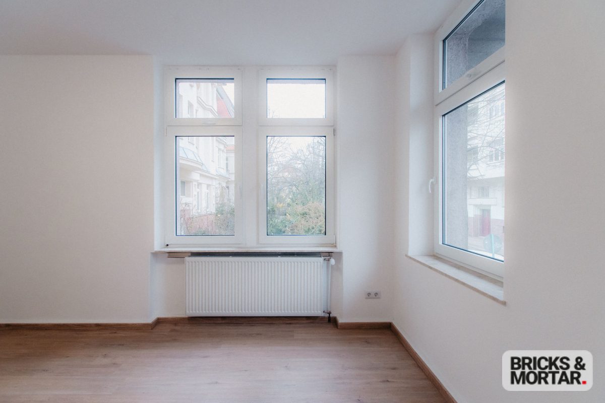 Immobilienangebot - Halle - Alle - Zeitgemäßes Wohnen mit Charme: Helle Hochparterre-Wohnung mit hochwertiger Ausstattung