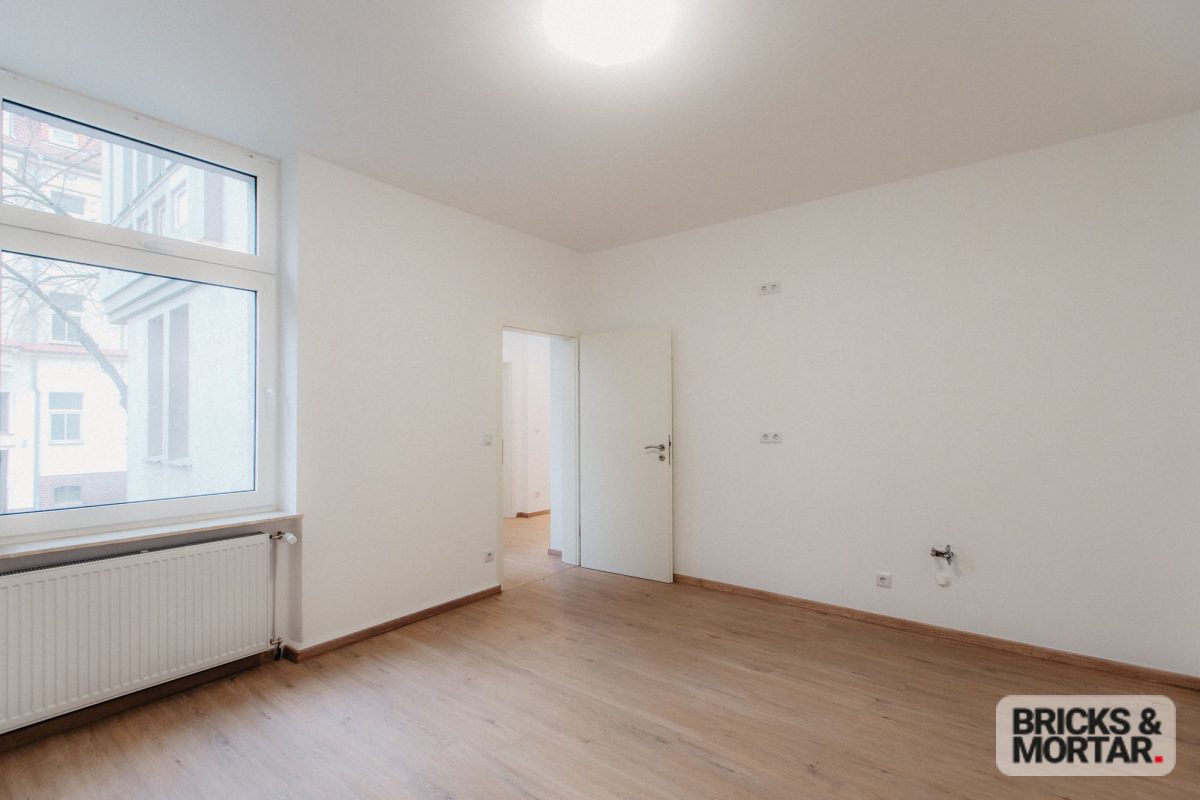Immobilienangebot - Halle - Alle - Zeitgemäßes Wohnen mit Charme: Helle Hochparterre-Wohnung mit hochwertiger Ausstattung
