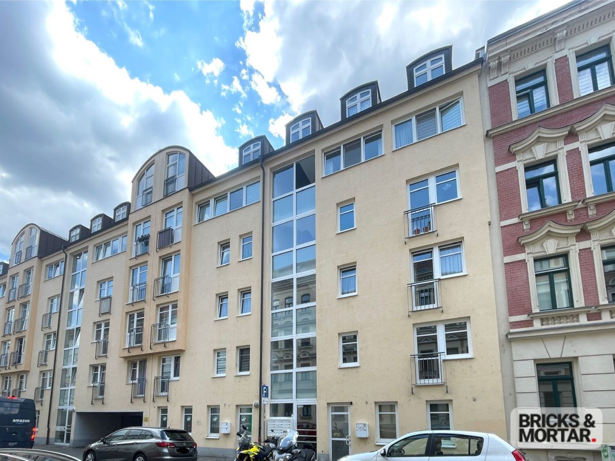 Immobilienangebot - Leipzig / Leutzsch - Alle - Stilvolle 2-Zimmer-Wohnung mit durchdachtem Grundriss & TG-Stellplatz