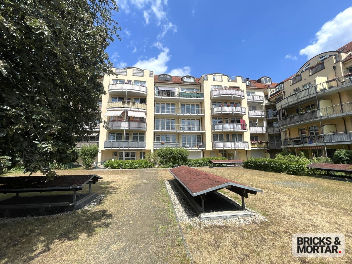 Immobilienangebot - Leipzig / Leutzsch - Alle - Attraktive 1-Zimmer-Wohnung mit Tageslicht & Balkon
