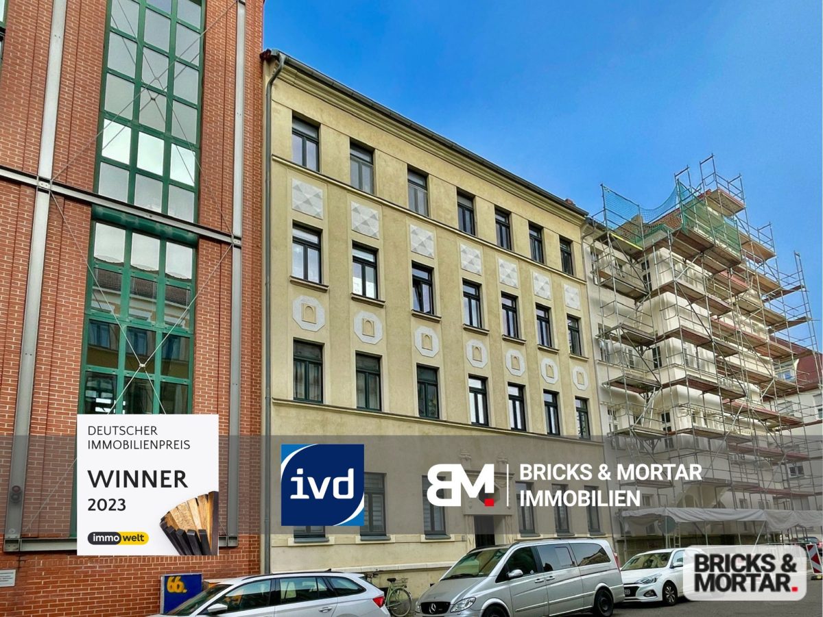 Immobilienangebot - Leipzig / Stötteritz - Alle - Charmantes Wohnen im Altbau-Stil: Drei-Zimmer-Wohnung mit Balkon und zeitgemäßer Ausstattung