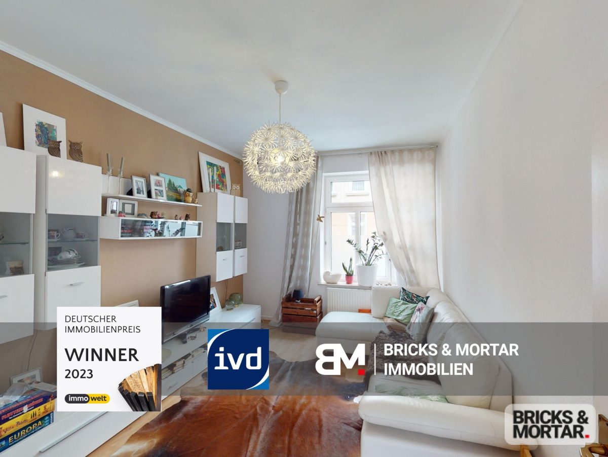 Immobilienangebot - Leipzig / Reudnitz-Thonberg - Alle - Elegante Stadtwohnung mit zeitgemäßem Design und privatem Stellplatz.