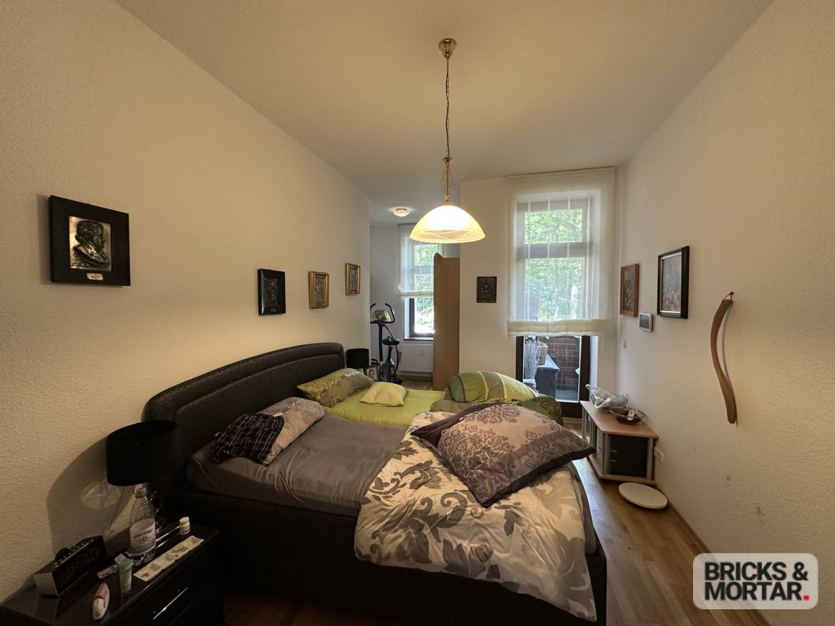 Immobilienangebot - Leipzig - Alle - Helle und gepflegte 3-Zimmer-Wohnung mit Balkon ins Grüne