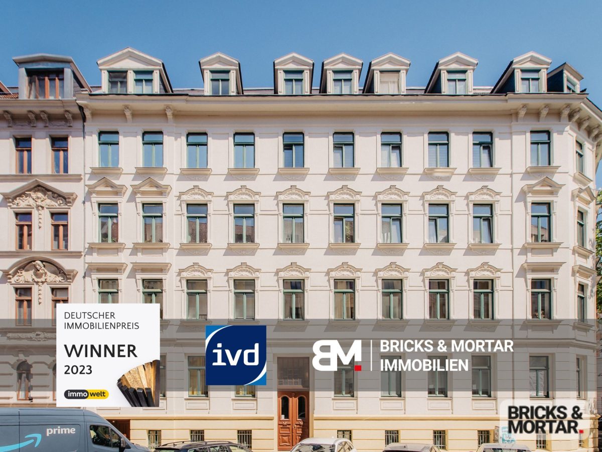 Immobilienangebot - Leipzig / Leipzig Südvorstadt - Alle - Historisches Flair & moderner Komfort - Altbauwohnung mit Balkon