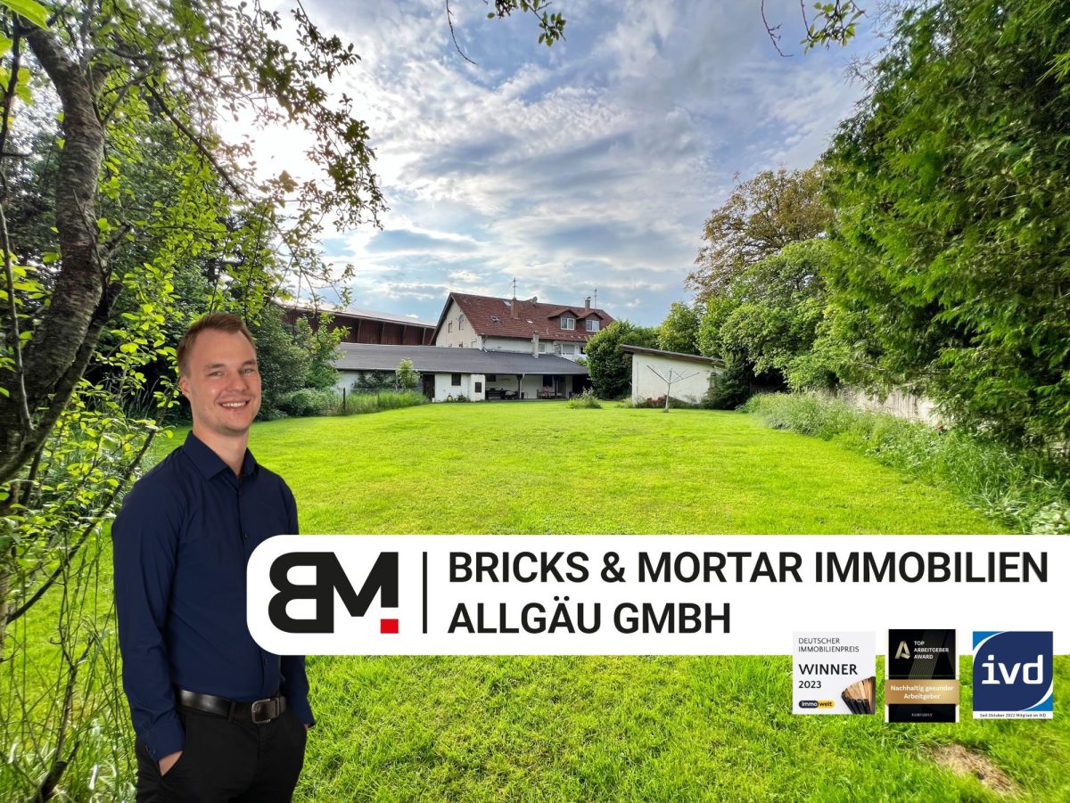 Immobilienangebot - Bad Wörishofen / Stockheim - Grundstücke - Ca. 730 m² großes Baugrundstück mit Bauvorbescheid für ein Doppelhaus
