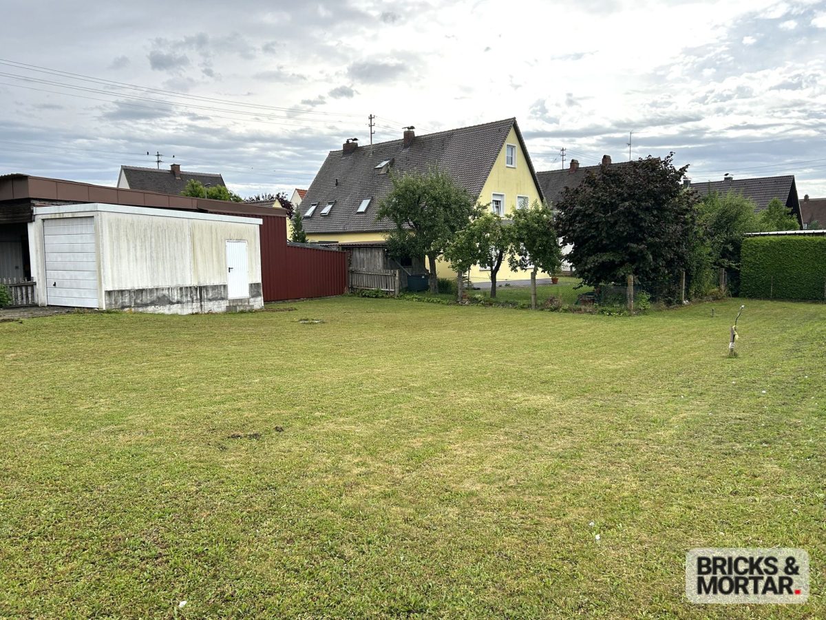 Immobilienangebot - Nordendorf - Grundstücke - Erschlossenes Baugrundstück, ruhige, angenehme Wohnlage, TOP-Verkehrsanbindung  und Infrastruktur