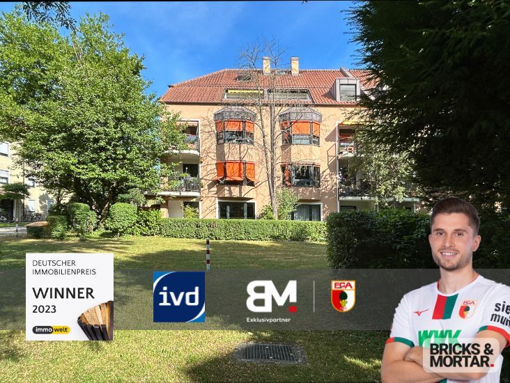Immobilienangebot - Augsburg / Lechhausen - Alle - TOP-gepflegte 3,5 ZKB Maisonette mit Loggia und TG-Stellplatz - ruhige Wohnlage - Lechnähe-