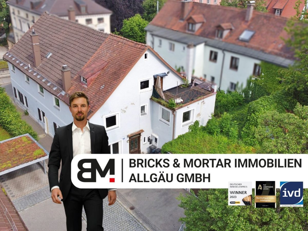 Immobilienangebot - Kempten - Alle - Ein Haus für Macher, Entwickler und Visionäre – Sanierungsobjekt mit Geschichte