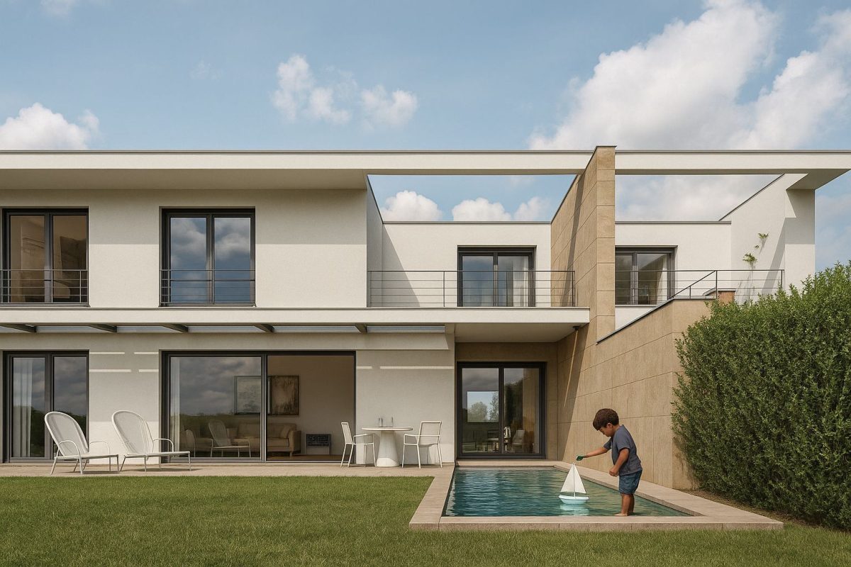 Immobilienangebot - Mühldorf am Inn - Alle - STILVOLL ABTAUCHEN - ARCHITEKTEN DOPPELHAUS VILLA MIT POOL!