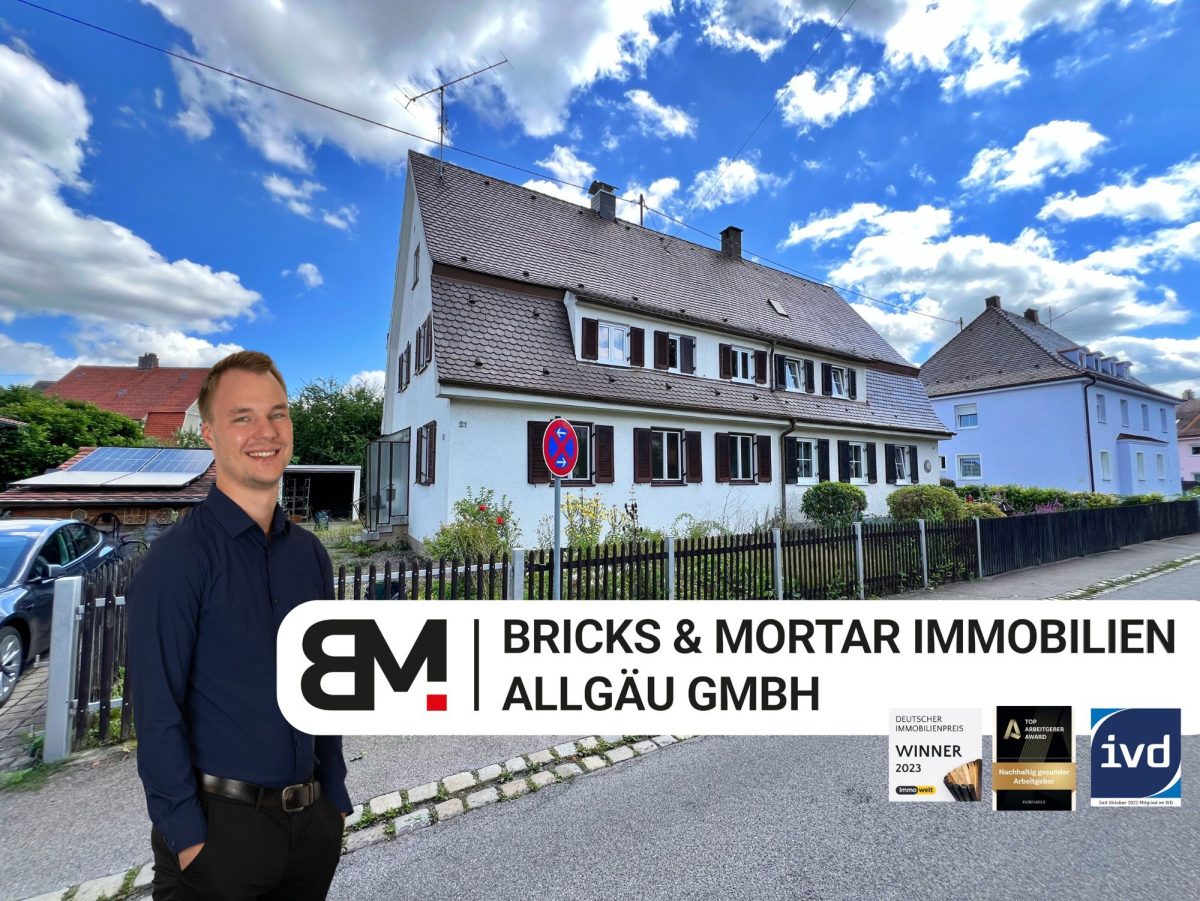 Immobilienangebot - Memmingen - Alle - Charmante Doppelhaushälfte in ruhiger Memminger Wohnlage