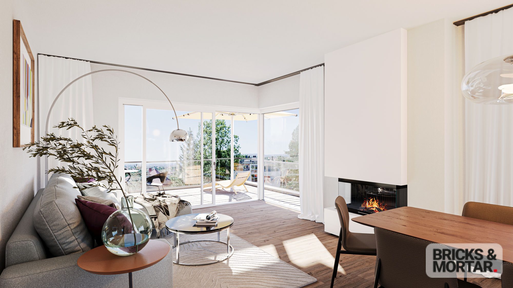 Immobilienangebot - Dresden - Alle - Wohnen mit Weitblick-  Luxus 1 Zimmer!