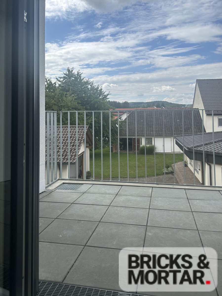 Immobilienangebot - Zusmarshausen - Alle - Moderne 2-Zimmer-Neubauwohnung mit Balkon zur Miete im Zentrum von Zusmarshausen – Erstbezug