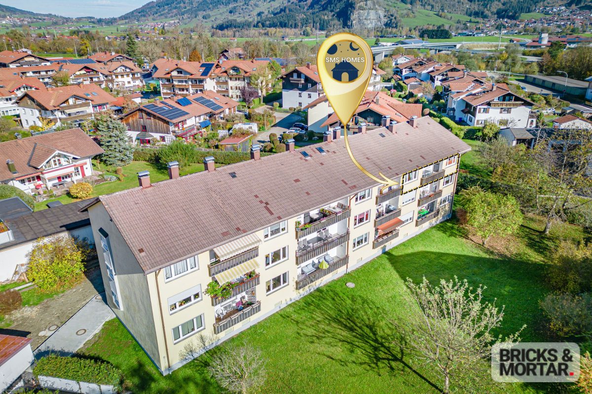 Immobilienangebot - Blaichach - Alle - PROVISIONSFREI - 5% Rendite oder Eigennutz I Leerstehende & modernisierte 2 Zimmer Wohnung in Blaichach