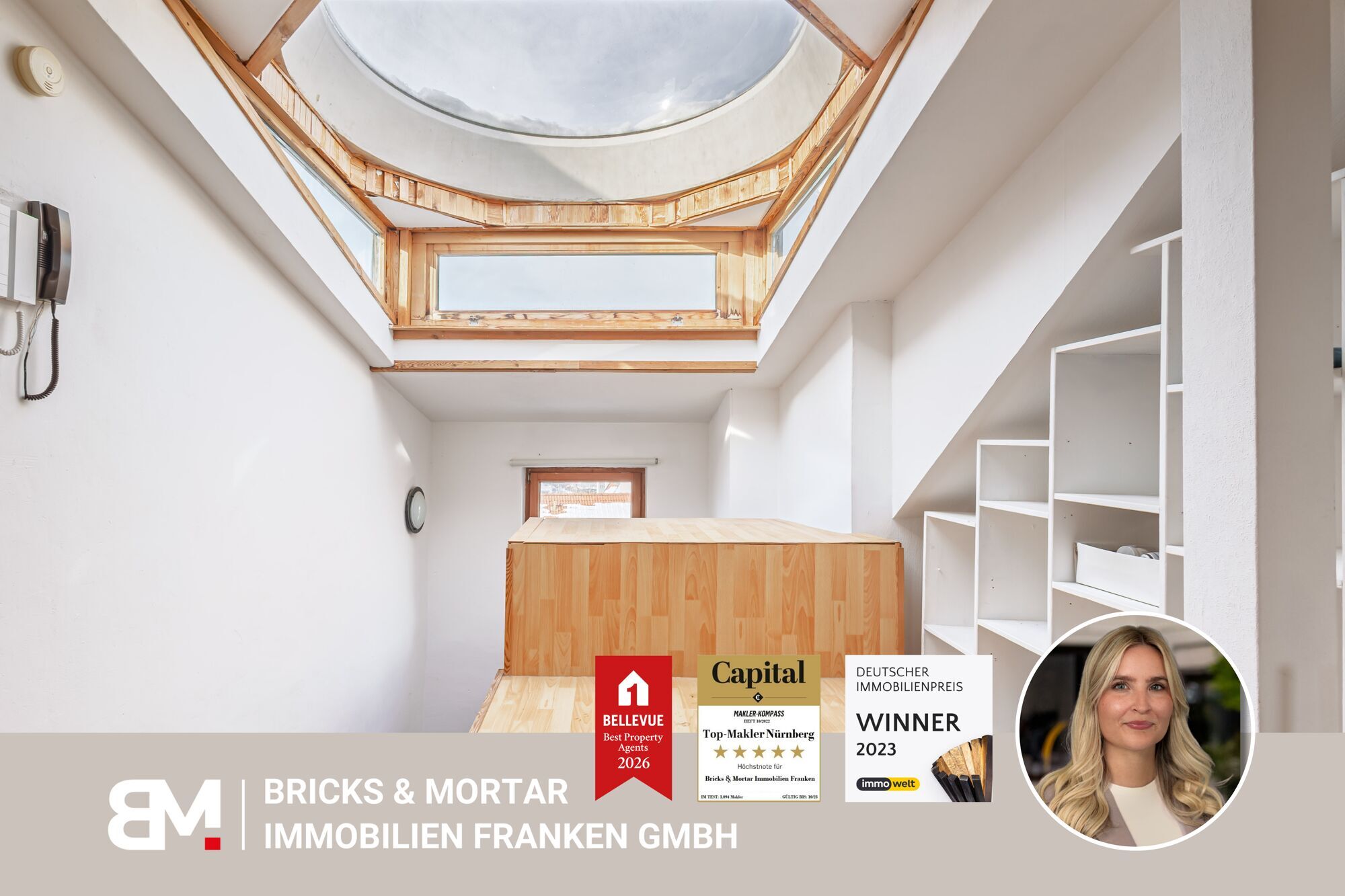 Immobilienangebot - Nürnberg - Alle - Renovierungsobjekt mit Charme – Dachgeschosswohnung mit Potenzial, ideal für Kapitalanleger