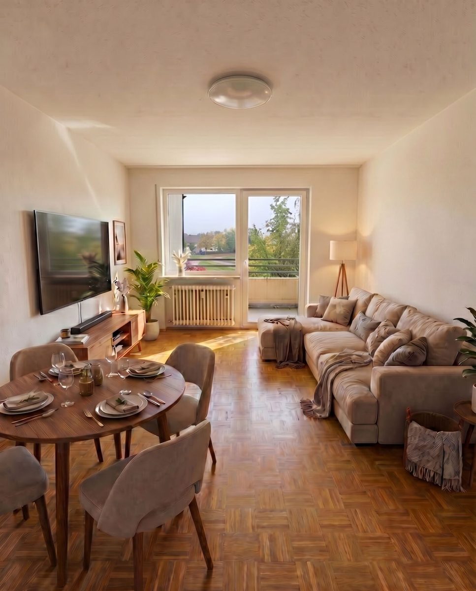 Immobilienangebot - Neumarkt in der Oberpfalz - Alle - Zu Fuß in die Stadt: Balkonliebling, helle 2‑Zi. mit neuer Küche, Bad mit Badewanne, von privat