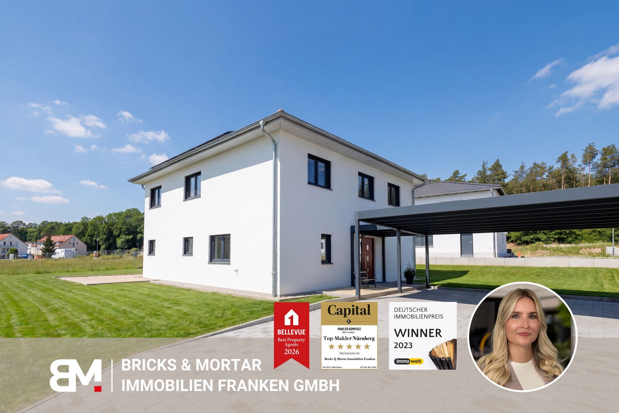 Immobilienangebot - Allersberg - Alle - Modernes Einfamilienhaus - Energieeffizienz A+ - Baujahr 2024 - Einbauküche inklusive