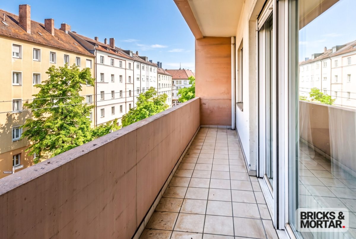 Immobilienangebot - Nürnberg - Alle - Helle 3-Zimmer-Wohnung mit Einzelgarage und 2 Balkonen in Nürnberg