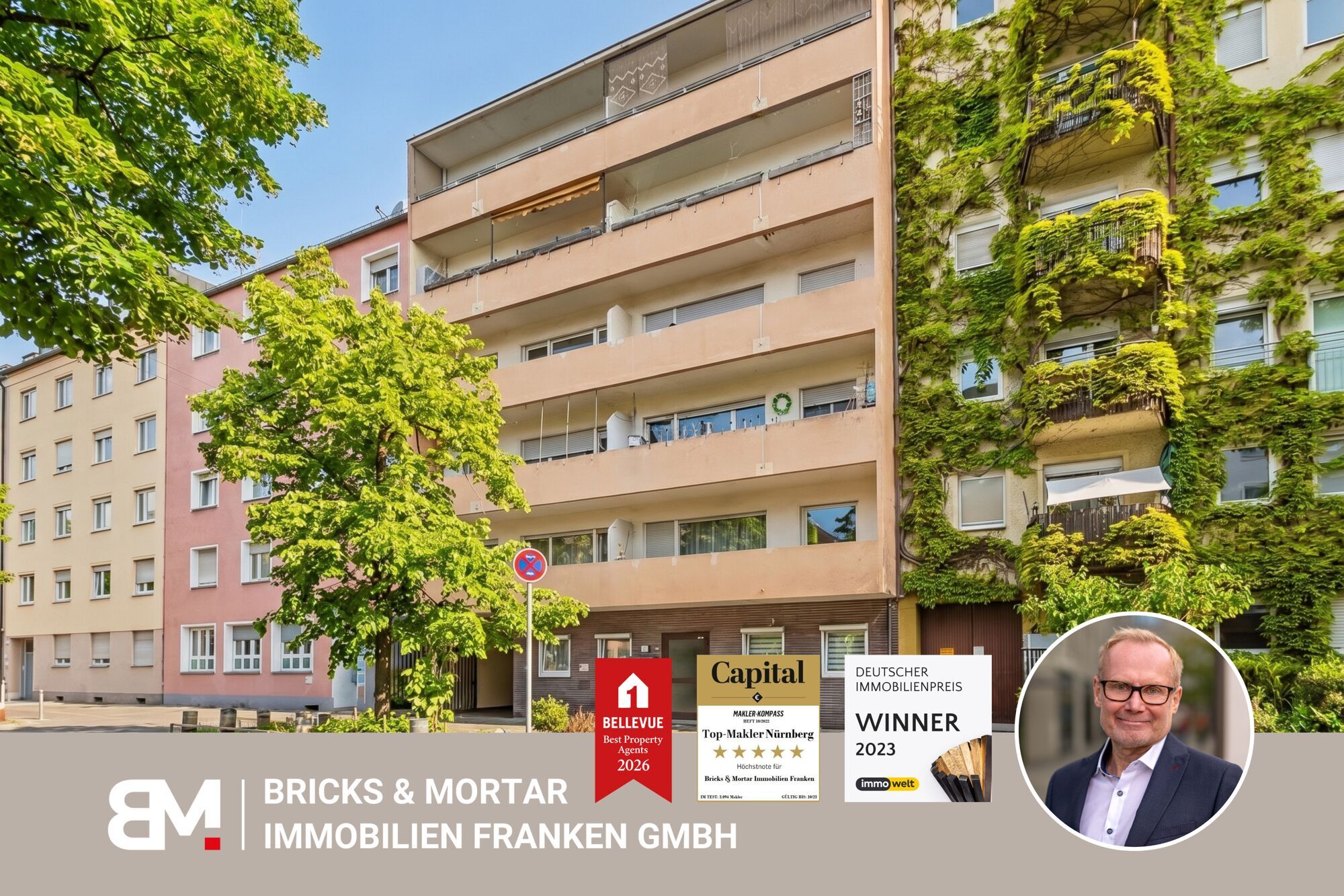 Immobilienangebot - Nürnberg - Alle - Helle 3-Zimmer-Wohnung mit Einzelgarage und 2 Balkonen in Nürnberg