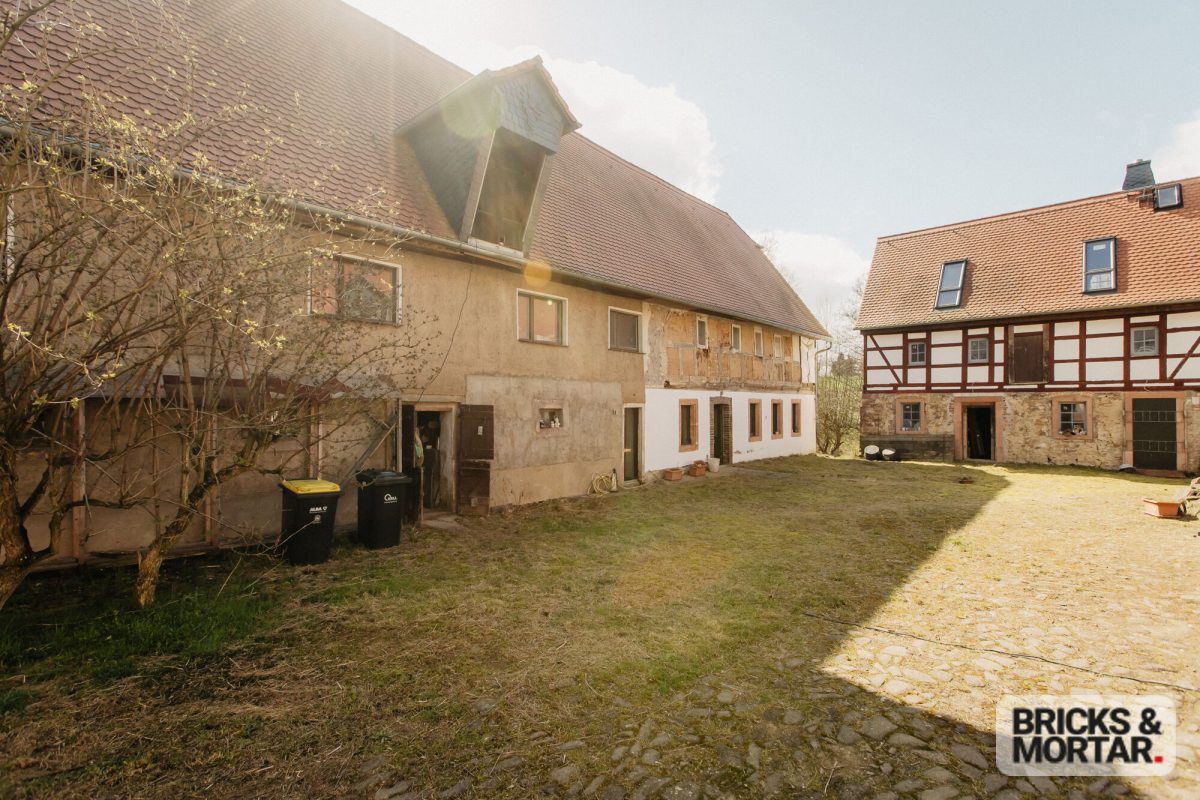 Immobilienangebot - Colditz - Alle - Historischer Vierseithof – Stilvolles Haupthaus mit Einliegerwohnung und Entwicklungsmöglichkeiten