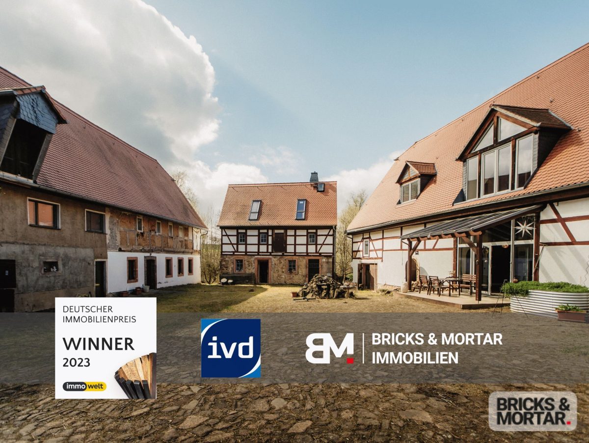 Immobilienangebot - Colditz - Alle - Historischer Vierseithof – Stilvolles Haupthaus mit Einliegerwohnung und Entwicklungsmöglichkeiten