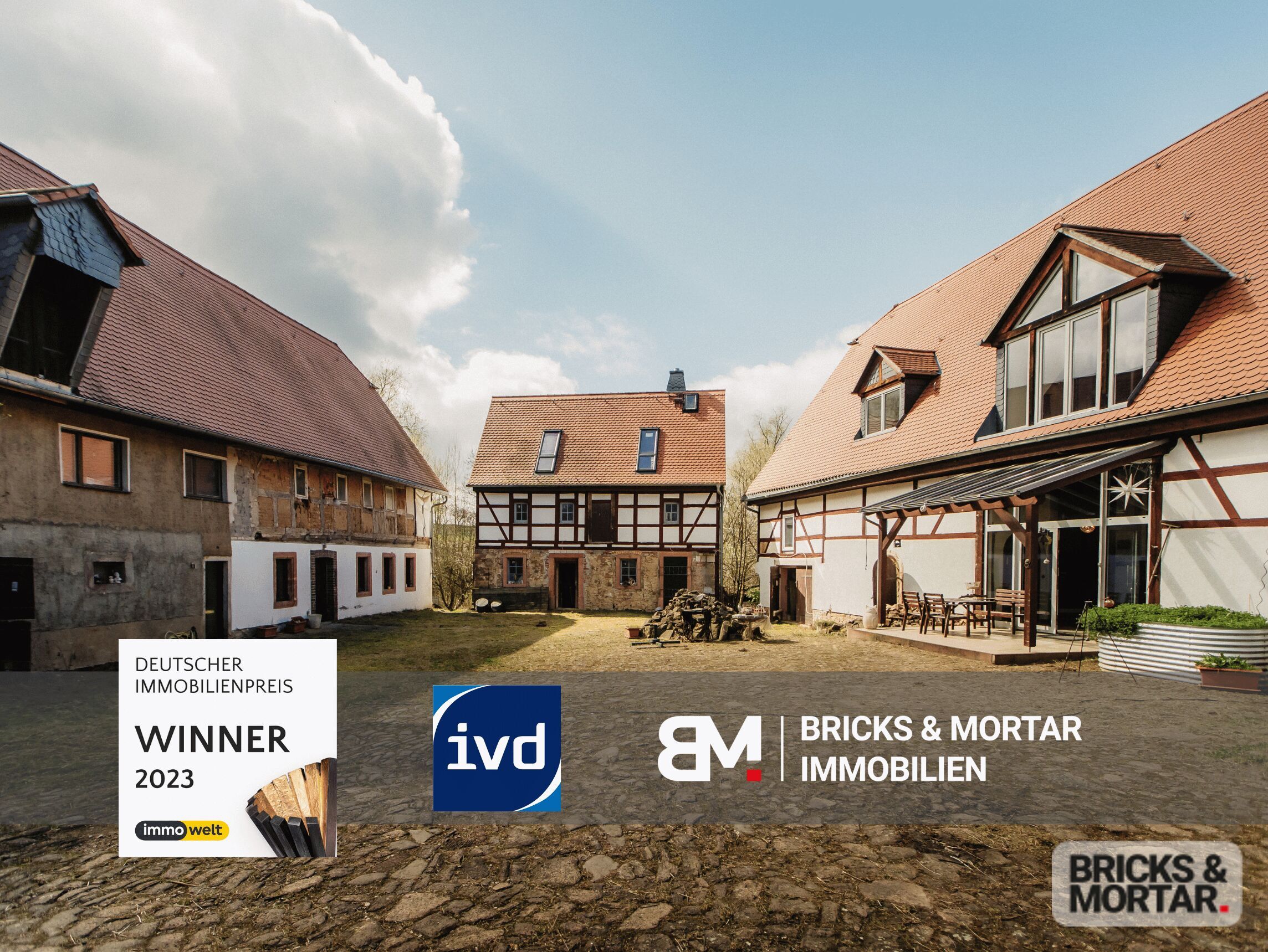 Immobilienangebot - Colditz - Alle - Historischer Vierseithof – Stilvolles Haupthaus mit Einliegerwohnung und Entwicklungsmöglichkeiten