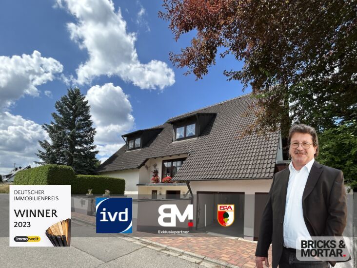 Immobilienangebot - Diedorf / Anhausen - Alle - Viel Platz für die ganze Familie oder wohnen und arbeiten unter einem Dach -ruhige Wohnlage-