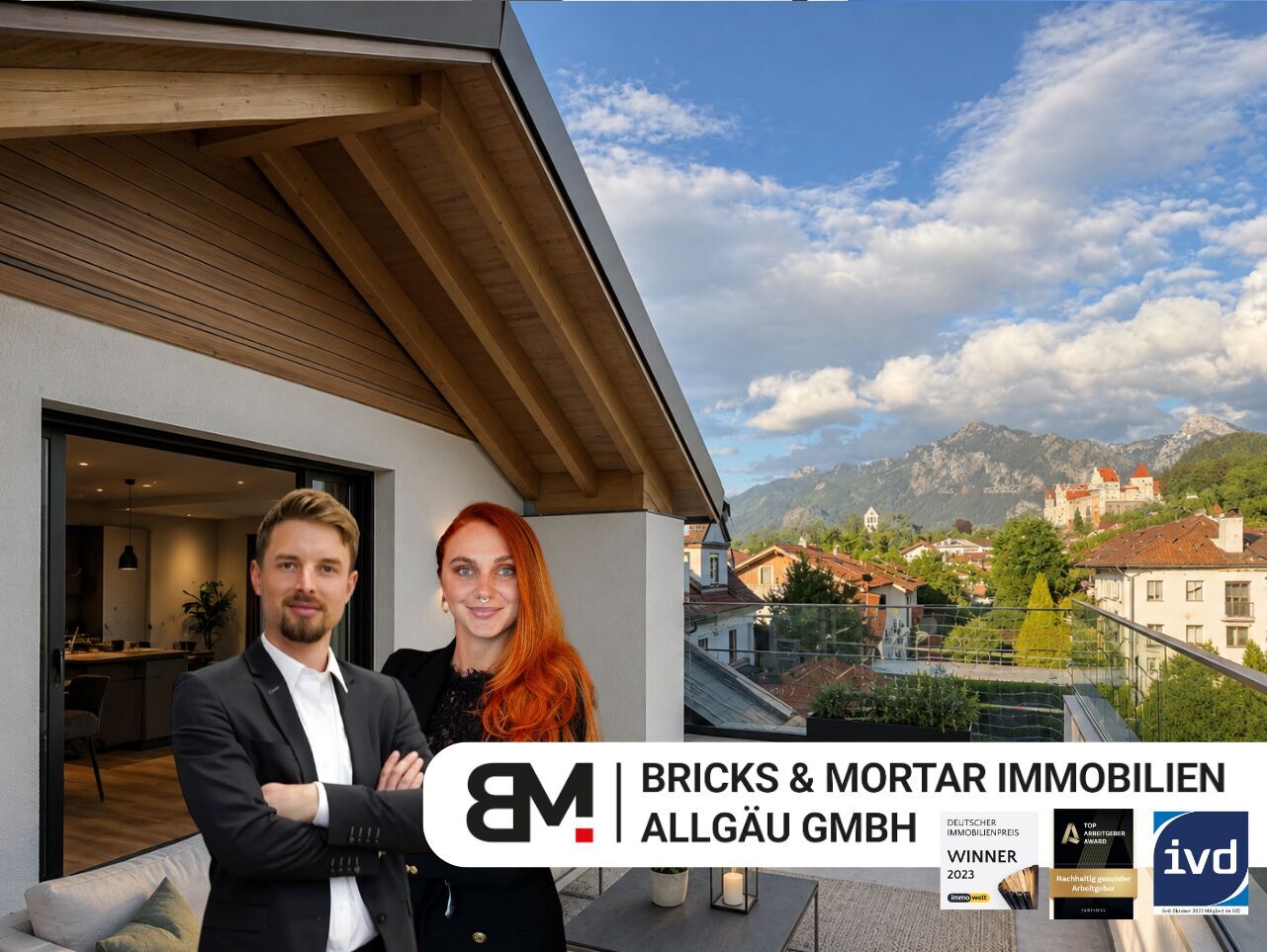 Immobilienangebot - Füssen - Alle - Mit dem Aufzug direkt zum Wohntraum – hochwertige 3-Zimmer-Neubauwohnung in Füssen