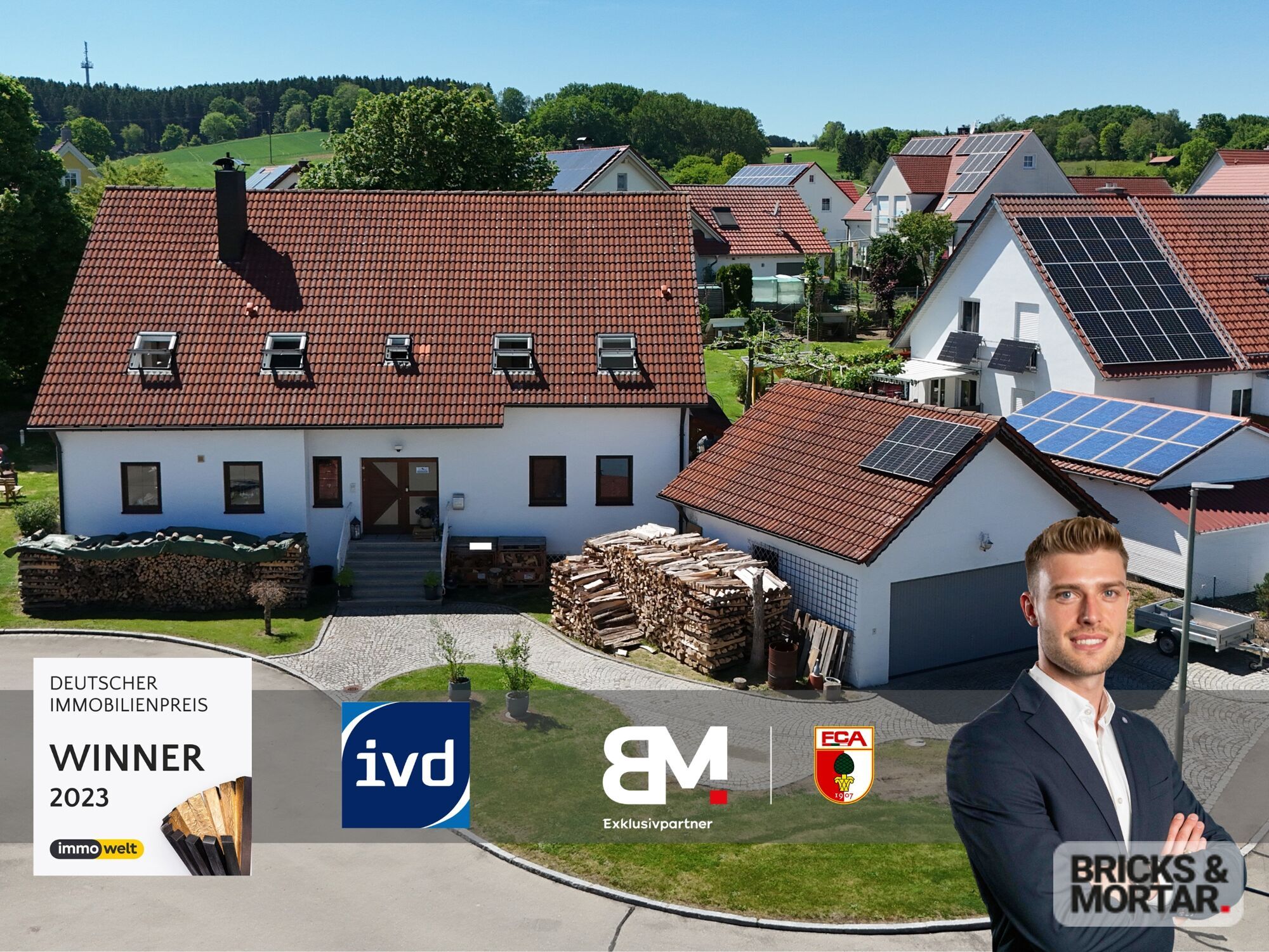Immobilienangebot - Ursberg / Oberrohr - Alle - Ein Zuhause für Generationen: Großes Zweifamilienhaus mit Garten und Doppelgarage