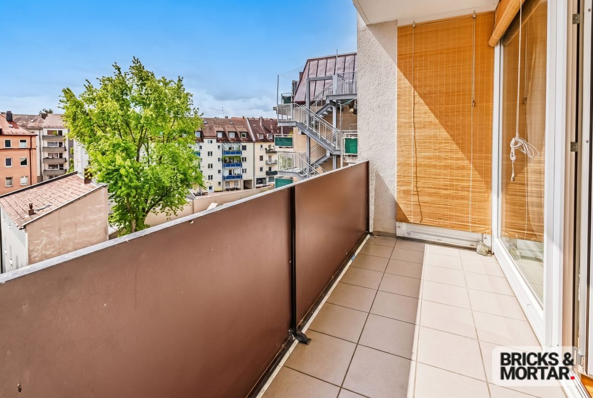 Immobilienangebot - Nürnberg - Alle - Helle 3-Zimmerwohnung mit 2 Balkonen im Stadtteil Rennweg / Befristet auf 4 Jahre