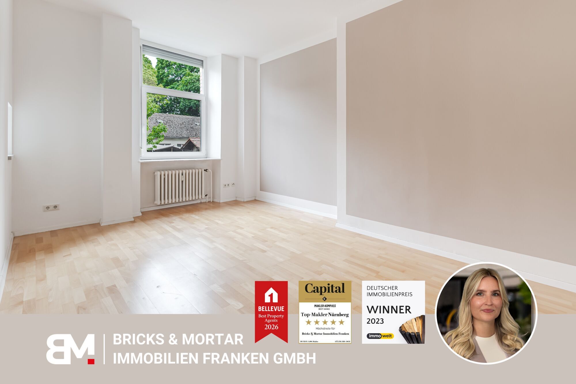 Immobilienangebot - Nürnberg - Alle - Altbau-Charme trifft Moderne | Parkett & Fliesen | Kellerabteil | Sofort verfügbar