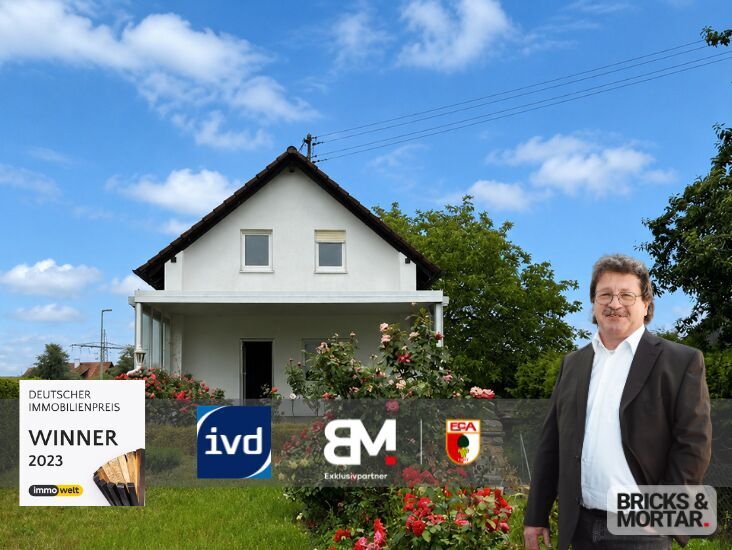 Immobilienangebot - Friedberg / Stätzling - Alle - Haus auf Freizeitgrundstück in Friedberg-Stätzling – naturnah, ruhig und vielseitig nutzbar