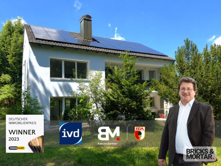 Immobilienangebot - Aystetten - Alle - Geräumiges, energetisch saniertes Zweifamilienhaus mit Ausbaureserve und großzügigem Garten